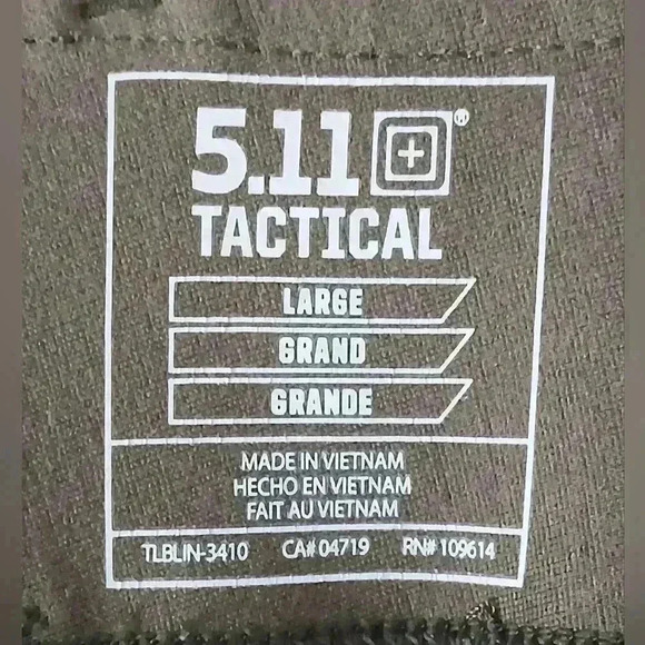 5.11 TACTICAL RACEN RANGE CAPRI LEGGINGS. - Picture 6 of 7